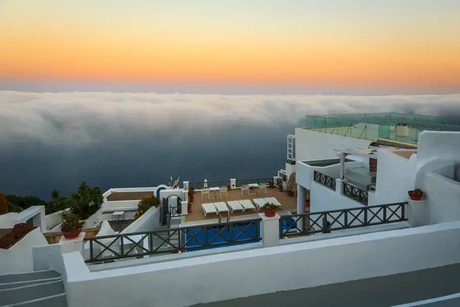 santorini greece sunrise
